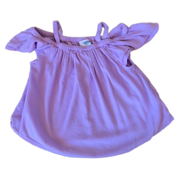 Old Navy Toddler Girls Purple Top, Sz 3T - Picture 1 of 1